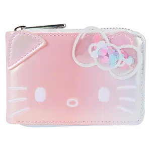 Sanrio Hello Kitty 50th Anniversary Clear & Cute Accordion Zip Around Wallet
