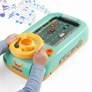 Interactive Racing Car Toy – Steering Wheel Simulator with Music & Lights, Fun Learning Gift for Toddlers & Kids