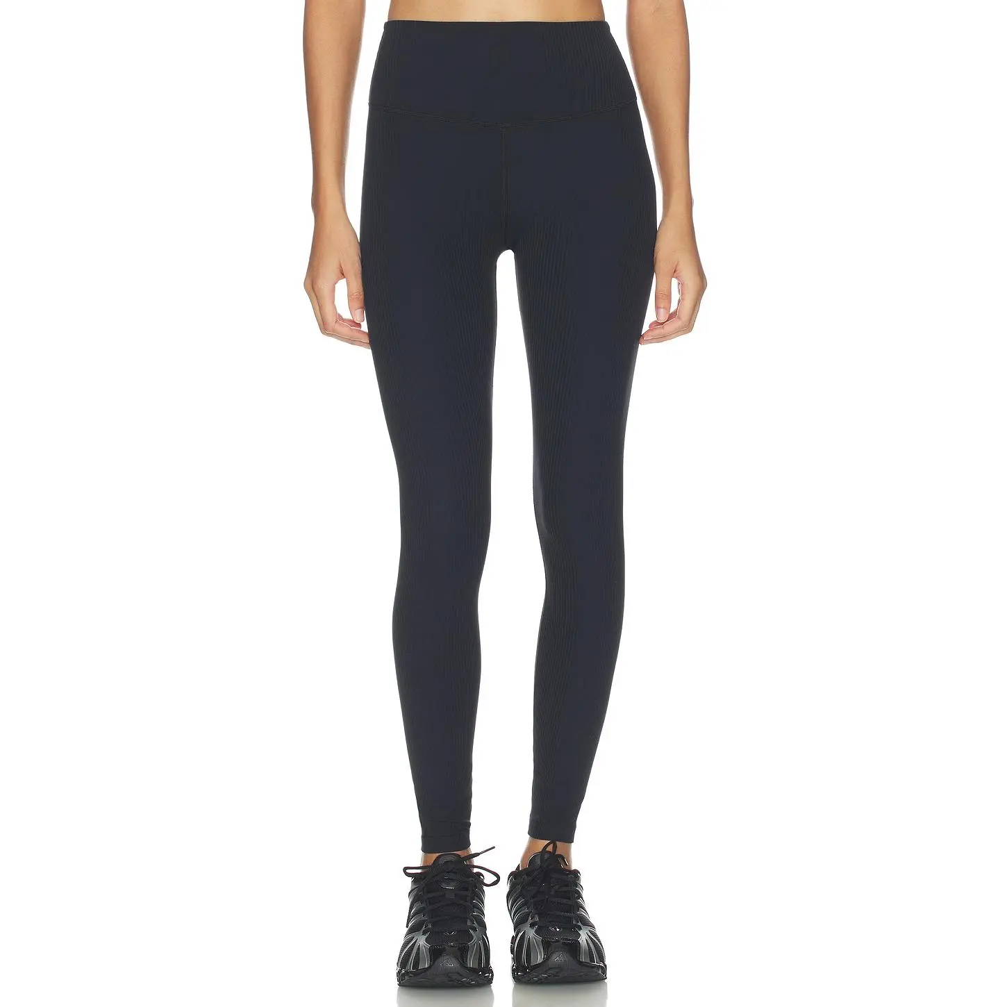 Splits59 Airweight Rib High Waist 7/8 Legging in Black