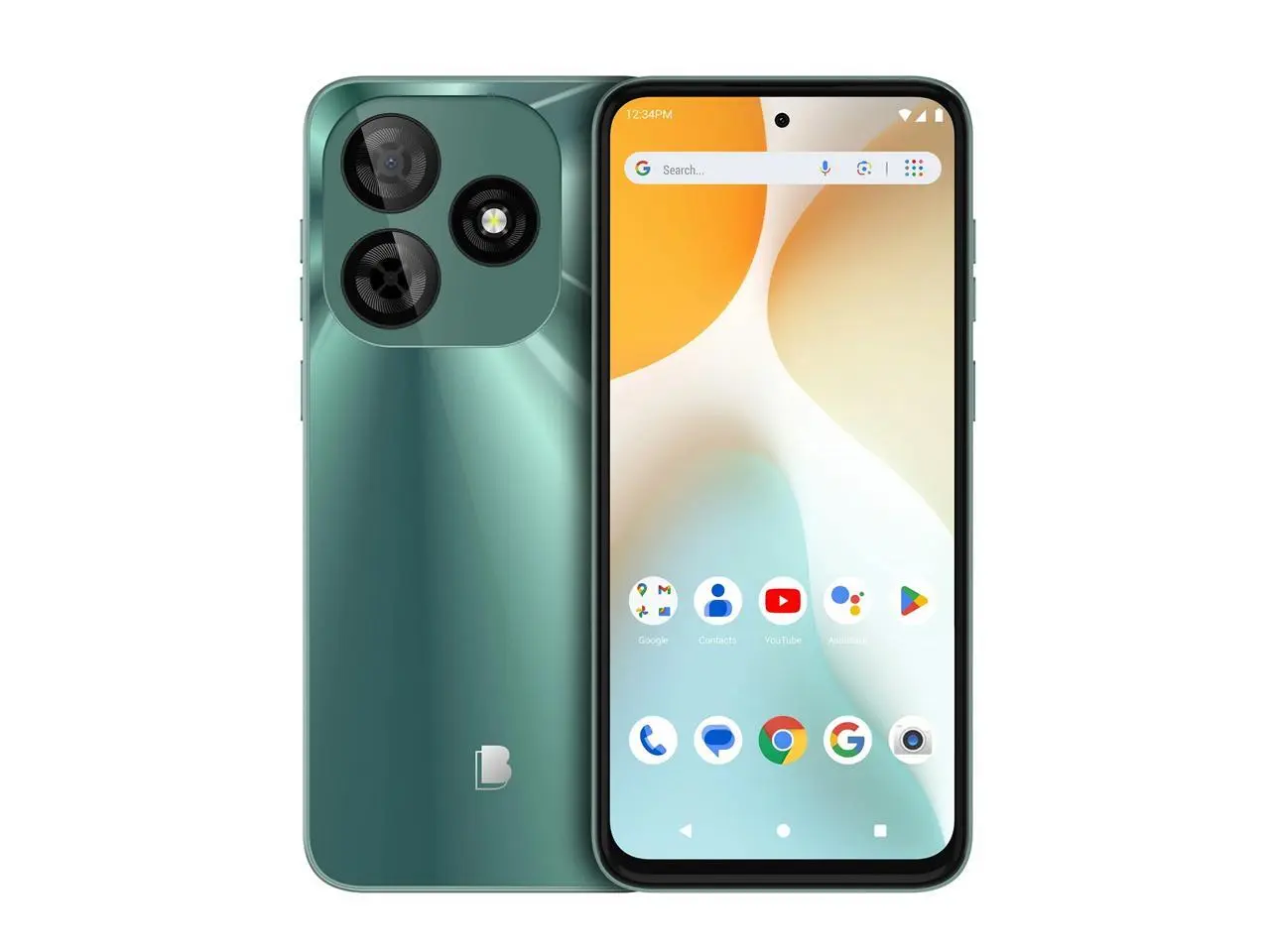 BLU G65L G1130WW, 128GB, GSM Unlocked Android Smartphone, Green