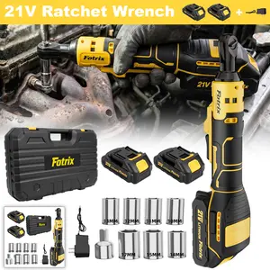 High-torque cordless electric ratchet wrench set, high-power ratchet wrench, cordless right-angle tool, includes sockets, automotive repair tools for bolt and nut removal, professional power tools, car DIY, gift for boyfriend, tool set tiktokshopspringglo