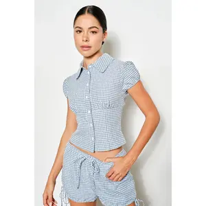 Gingham Blouse