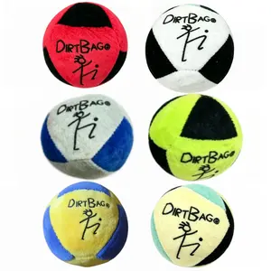Meet the sturdy DirtBag Footbag! Built to last for endless kicking games. Compact and easy to carry, ideal for outdoor hangouts and travel fun for the whole family  This set comes in 6 different colors.