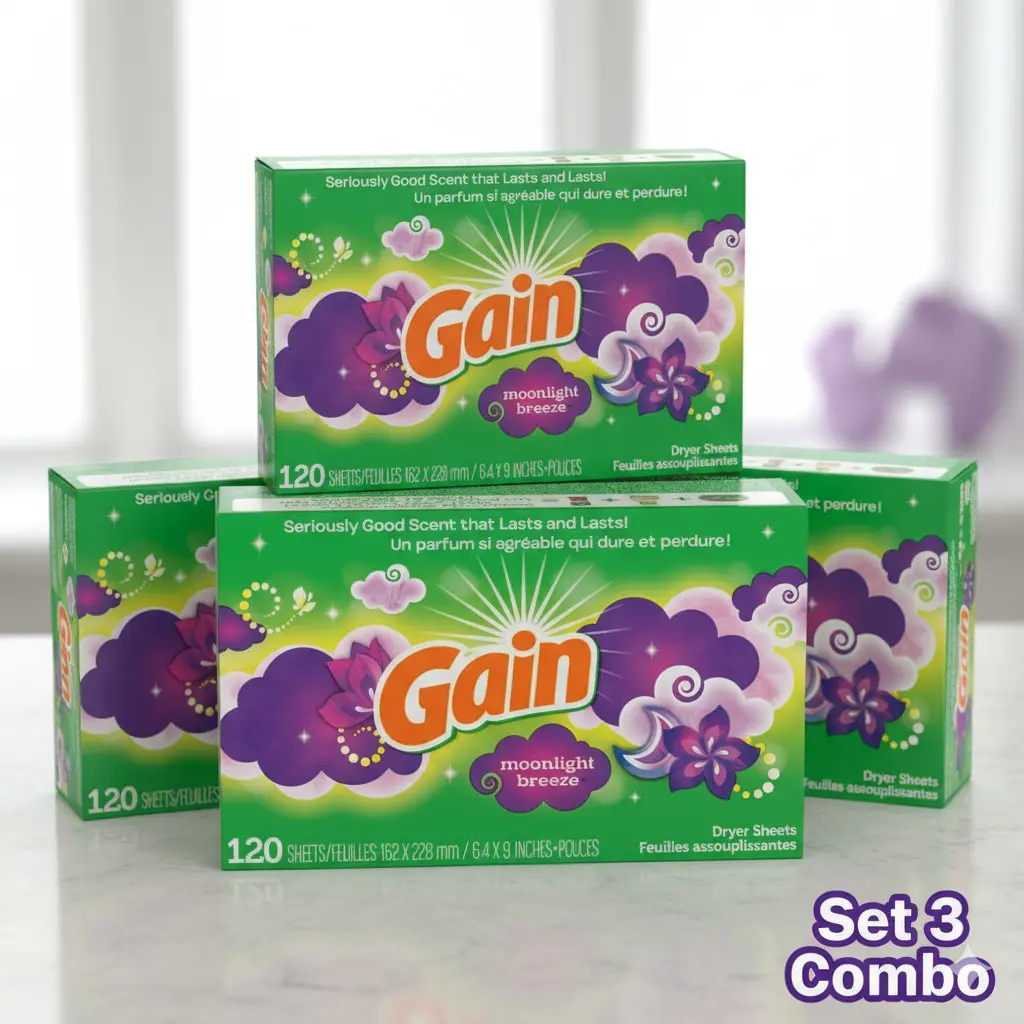 Moonlight Breeze Scent Dryer Sheets (120-Count) (3-Pack)