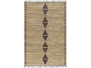 Livabliss Alex ALX2308-576 Handwoven Fringe Area Rug, 5 ft x 7 ft 6 in Multi-Color Patterned Interwoven Naturals Rectangle Carpet, Handwoven Area Rugs, Patterned Area Rugs