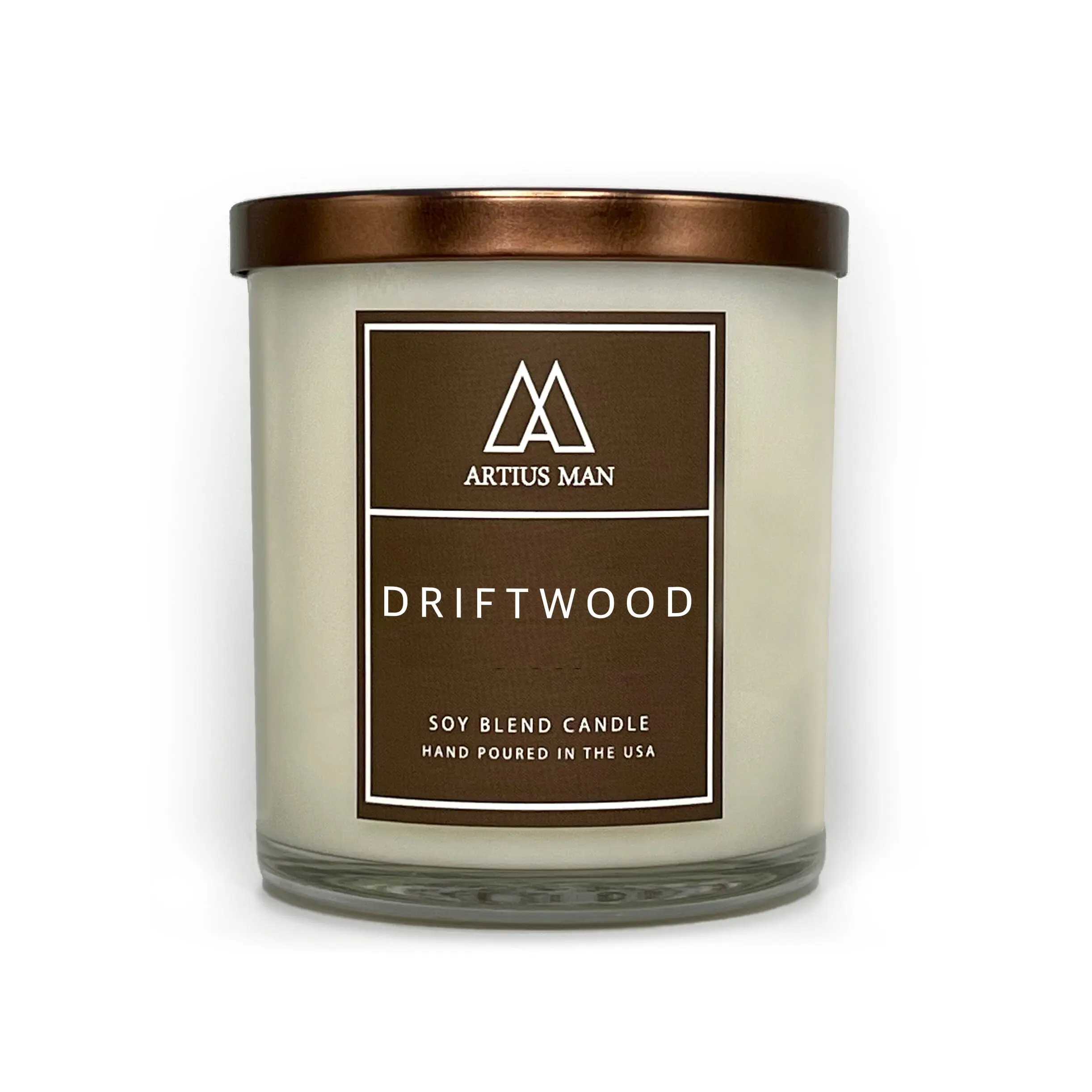 Artius Man Soy Blend Wood Wick Candle - Driftwood Artius Man Soy Blend Wood Wick Candle - Driftwood