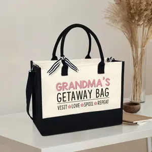 Grandma Getaway Tote Bag - Grandma Nana Bag, Grandma Gift Bag, New Grandma Gifts, Grandma Shopping Bag, Gift For Women MLN2093TDH