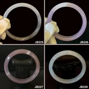 VTG Natural Gemstone Agate Bangles Bracelets