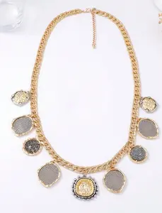 Empire Medallion Necklace & Bracelet