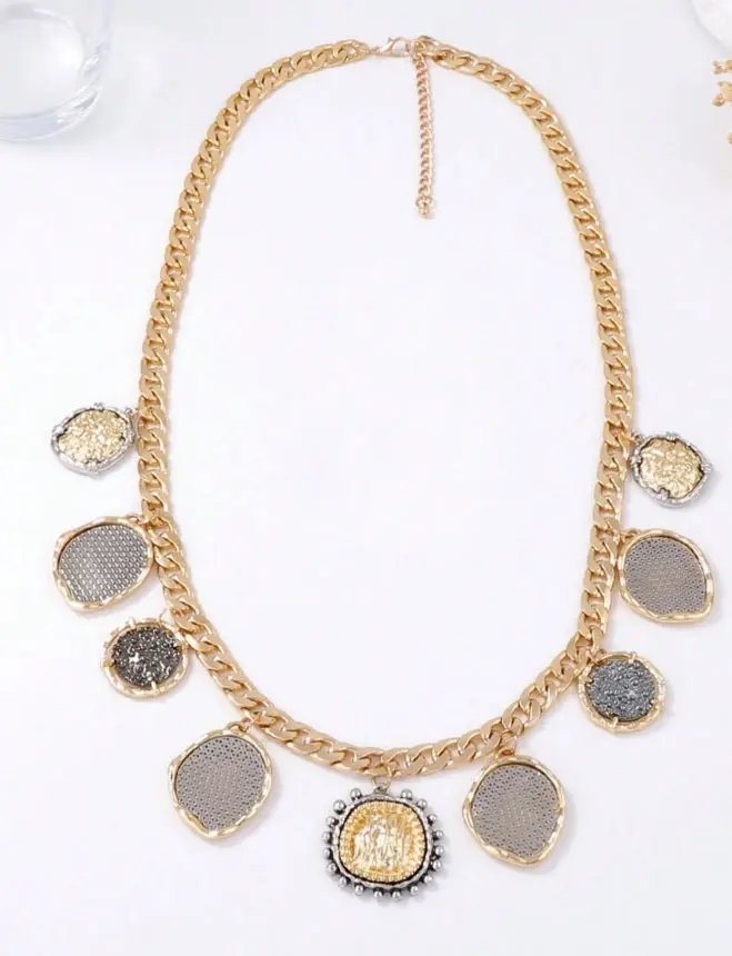 Empire Medallion Necklace & Bracelet