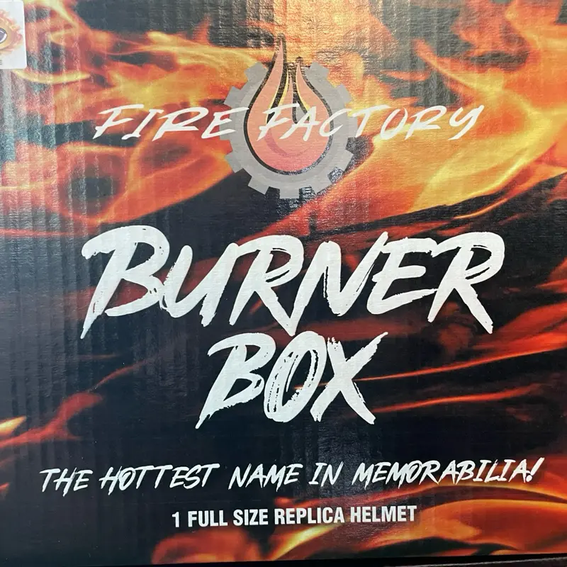 Autographed Authentic Football Helmet - Ripfinity's Fire Factory Burner Box Dome Option- Collectible, Guaranteed Signatures, Signed Helmet Adds Instant Fan Appeal, Autographed Authentic Helmet