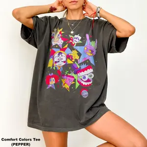 The Amazing Digital Circus Comfort Colors Shirt, TADC Graphic Tee, Pomni Jax Ragatha Character Shirt, Animated Series Fan Gift