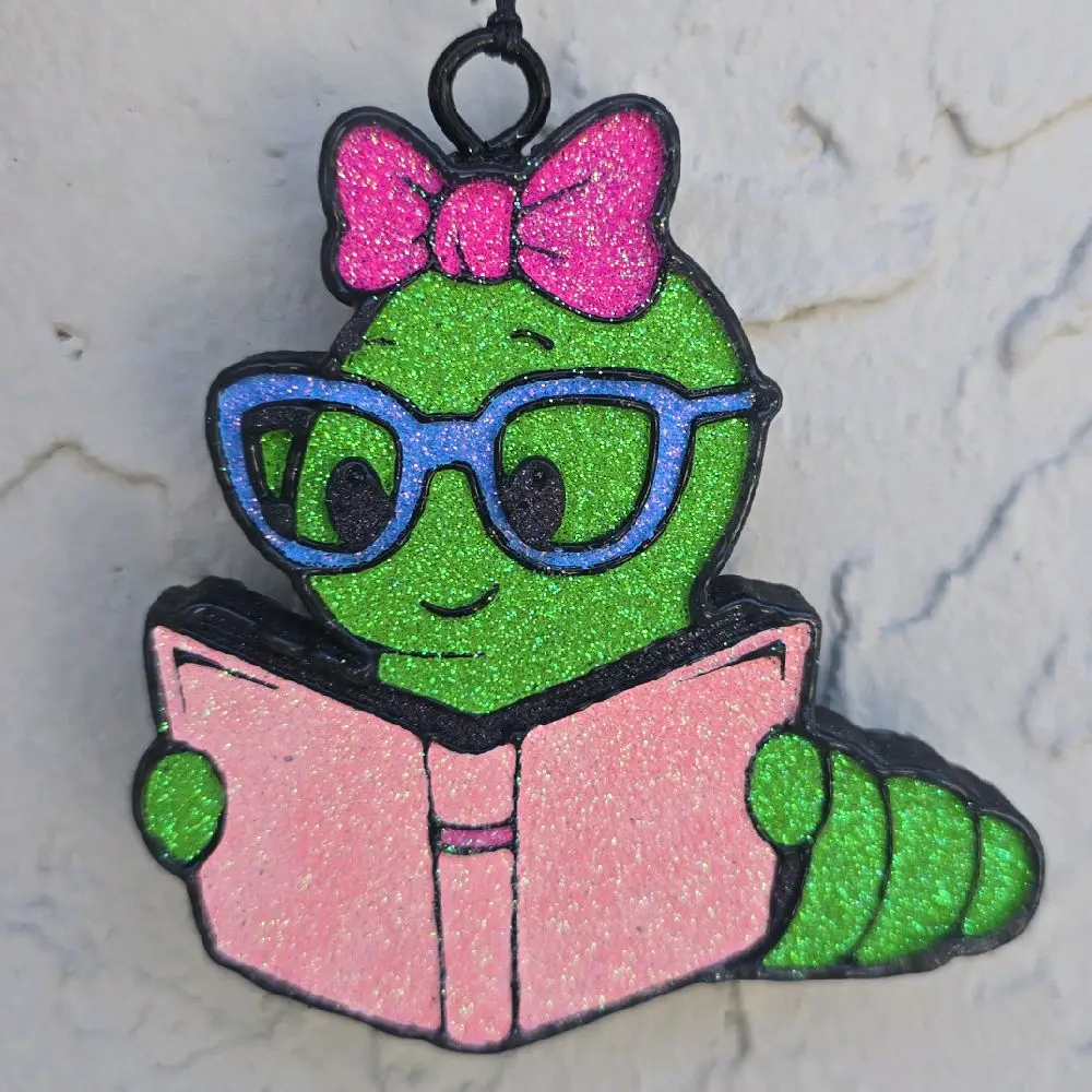 Book Worm Car Freshie