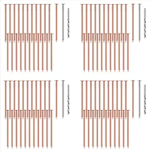 100 Pcs Copper Nails to Killing Trees,3.5 Inch Pure Copper Nails Bulk,Stump Removal Spikes Hardware Nails for Trees
