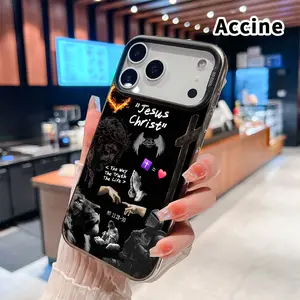 Phone Case for iPhone 17 16 15 14 Pro Max 13 12 11 XR XS Plus Air E Divine Jesus Tribute Pattern Anti-Scratch Shockproof Pocket-Friendly durable Cover Cellphone Protective
