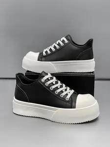 Unisex Fashionable Large Head Derby Shoes, Versatile Thick Sole Casual Sneaker Shoes, Sizes 39-46, Comfortable and Stylish Footwear, Sports Shoes