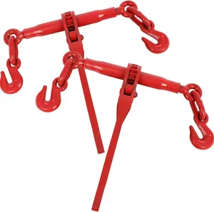 Chain Binder,red Ratchet Load Binder,Adjustable Length