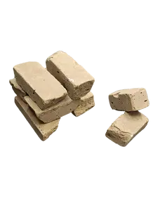 Yellow-Brown Kaolin Strips: Naturally Slightly Sticky & 100% Edible, 7oz(200g)