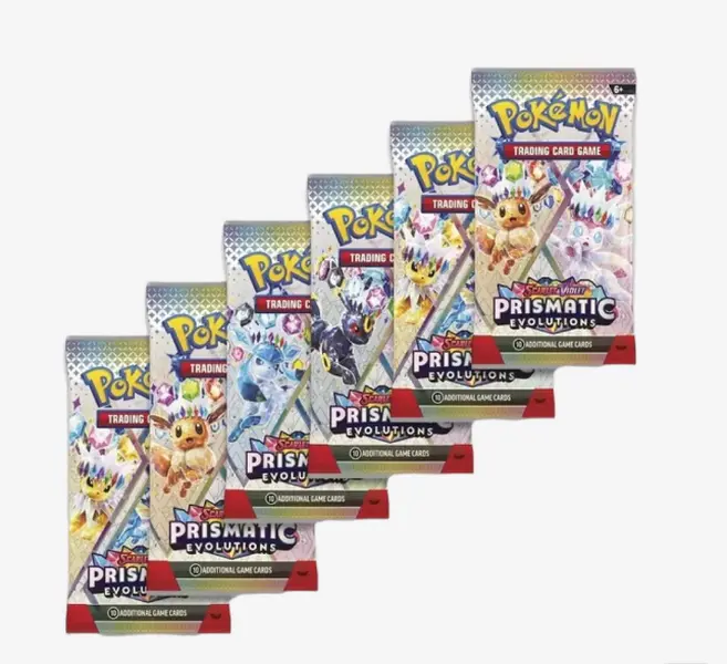 Live Ripz - 6x Prismatic Evolutions Booster Packs