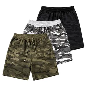 Men’s summer loose-fit camouflage shorts — breathable training and street-style athletic casual bermuda shorts summerwins