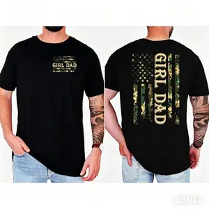 Girl Dad Shirt, Cool Dads Club Tee, American Flag Patriotic Dad Tee, Father's Day Gift, New Dad Gift, Trendy Dad Shirt, Trendy Dad Tee