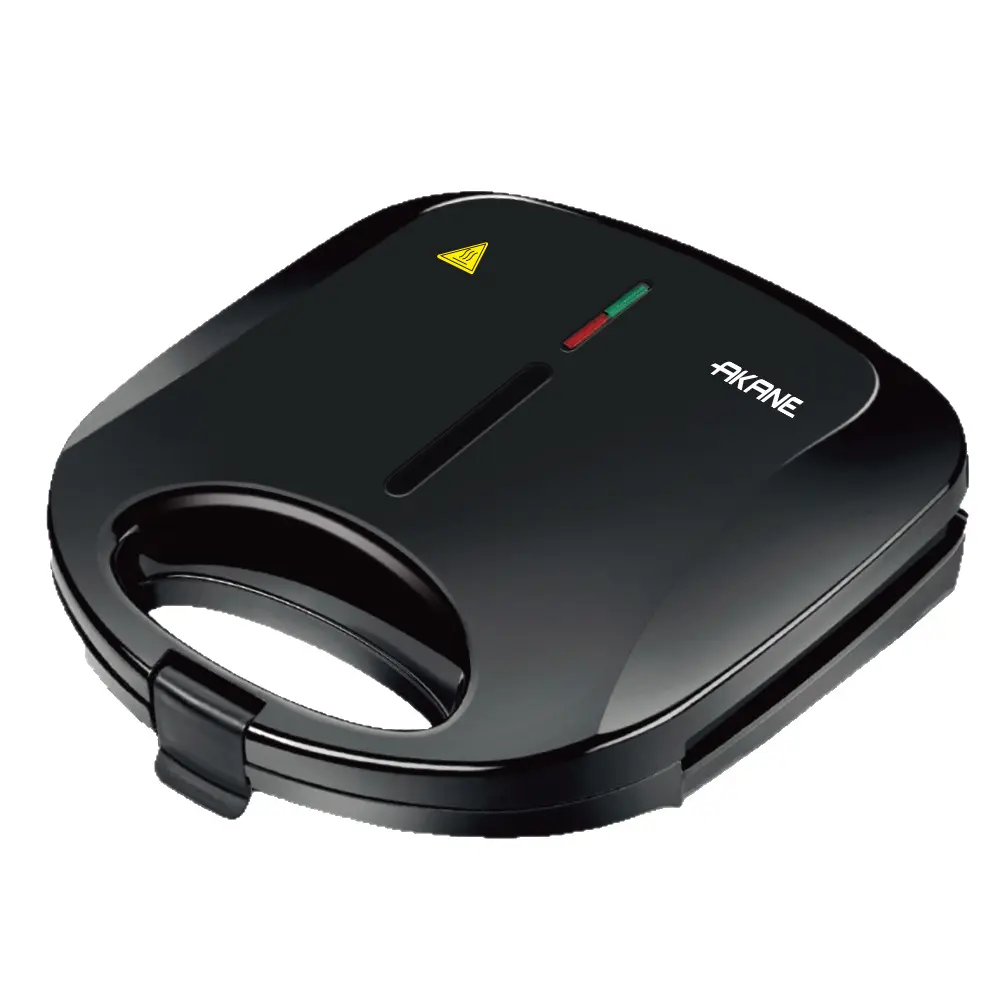 Portable Household Toast & Waffle Maker - 22*20*23cm Space-Saving Compact Body, Lightweight Heat-Resistant Electric Griddle, Multi-Cooking for Bread Baking/Sandwiches, Easy-Clean for Students & Modern Families' Light Breakfasts