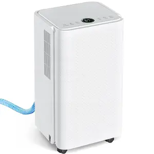 2,000-5000 Sq. Ft Dehumidifier, 30-80 Pints Dehumidifier for Basement with Drain Hose, high Gallon Water Tank Quiet with Humidity Ring, Ideal Whole House Dehumidifiers for Home, Bedroom & Bathroom