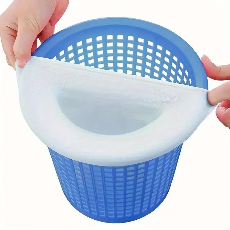10pcs/50pcs Pool Filter Saver Skimmer Basket Sock Sleeve Net Fine Strainer Fine Mesh Strainer