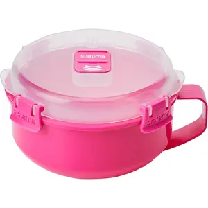 Microwave Breakfast Bowl To Go Collection - Microwave Safe, BPA-Free, Dishwasher Safe, Steam Release Vent, Assorted Colors
