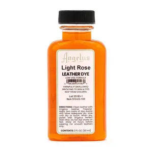 Light Rose Low VOC Leather Dye