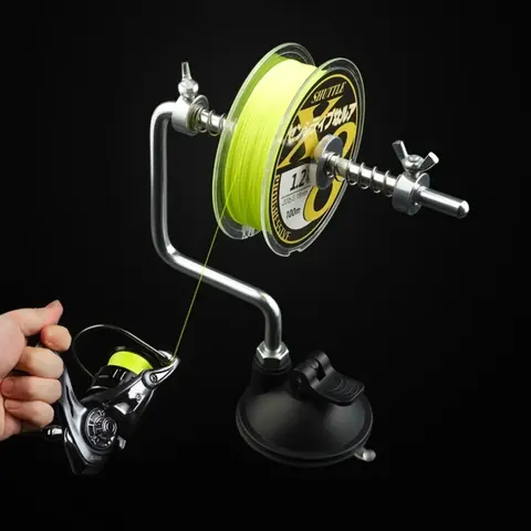 Durable Aluminum Fishing Line Spooler, Anti-Tangle Line Winder - Must-Have Gear for Outdoor & Indoor Sport Anglers, Outdoor Equipment