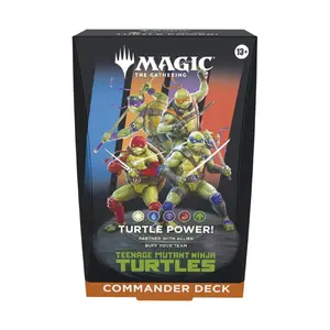 Magic The Gathering: Teenage Mutant Ninja Turtles Turtle Power! Commander Deck
