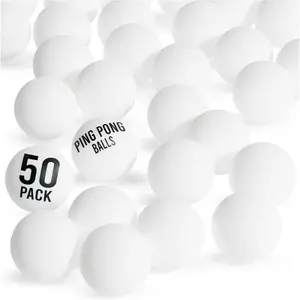 Multi Color, Orange or White Ping Pong Balls Table Tennis Ball for  Arts Pack of 50, 30 & , 40mm Pong Balls Party Pets School Activities Christmas Halloween Assorted Colors