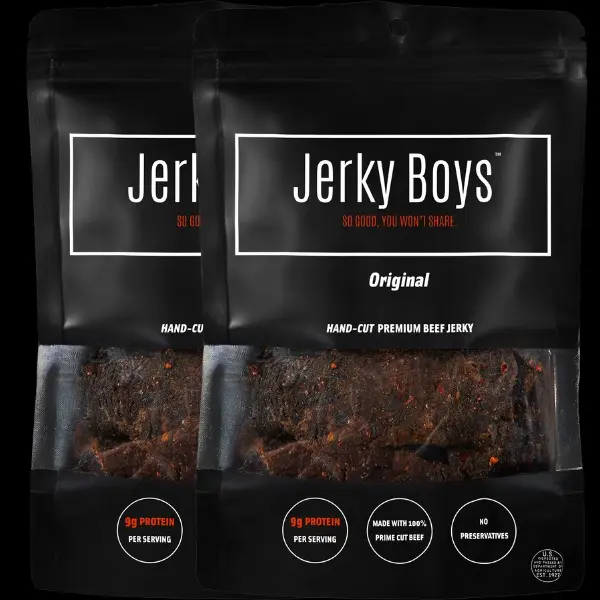 Classic Beef Jerky - 3.25 oz (2 Pack) - Dry Beef jerky Snack - Authentic Flavor