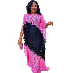 Africa lace dresses women  dashiki clothes robe low evening long Abaya plus size  dresses for women clothing  shipping es robe low evening  black  blue and white  yellow and black  is ready to ship
