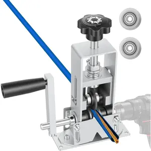 Wire Stripper Machine Manual, Scrapping Copper Cable Stripping Machine, Drill Powered/Hand Crank Dual-drive Wire Stripper Tool for Scrap Copper Recycling & DIY Automotive Cables and Electrical Work