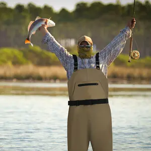 Retro   Chest Waders   Neoprene Insulated  700D nylon-PVC Waterproof PVC Rubber With Boots  Fishing Hunting Agriculture Construction Bootfoot  Kids Women's Tri Taupe Woodland