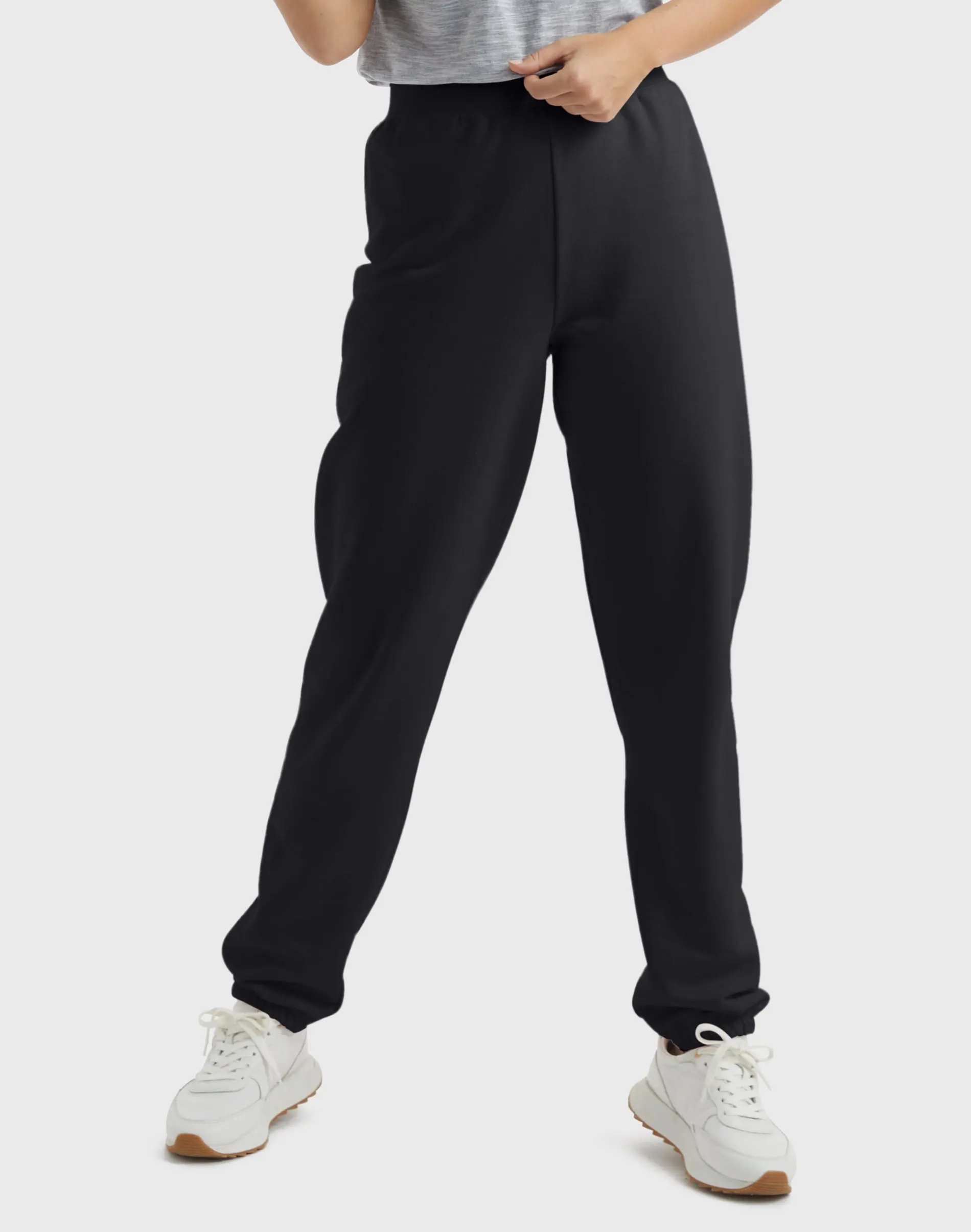 Hanes Ecosmart Women's Fleece Sweatpants With Cinched Cuffs 30" Intimates Comfortable Fit Soft Stretch Fabric Breathable O4630