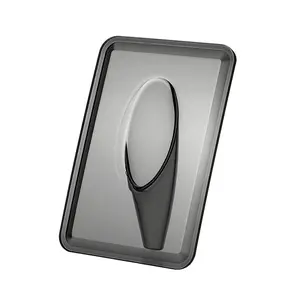 Creative photo frame acrylic flower vase - smoke gray minimalist desktop ornament, artistic decoration for fresh flowers / dried flowers / hydroponic containers, multi-scenario home / office decoration, perfect gift for commuting