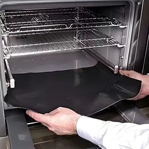 Large Heavy-Duty Non-Stick Oven Liner, Reusable Oven Pad, Baking Mat for Electric Gas Ranges, Outdoor Universal Oven Bottom Protector, Kitchen Accessories