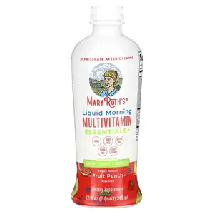 MaryRuth's Liquid Morning Multivitamin Essentials+, Fruit Punch, 32 fl oz (946 ml)