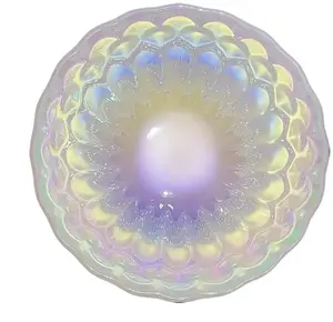 Traditional Bai Kiln Pearl White Master Teacup - Multicolored Pearl Design, Wan Cai Effect Blue-and-White Porcelain Tea Bowl