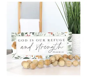 Sincere Surroundings 12" Refuge And Strength Inspire Board