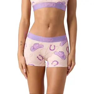 PSD Womens Lasso'd Up Boy Short Underwear - Comfortable, Breathable, Ultra-light Fabric
