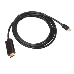 Thunderbolt Mini Display Port To HDMI Cable For Apple iMAC Macbook Air Pro 6FT Black