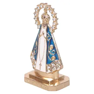 Mini Religious Figurine, Decorative Collectible Artifact for Ceremony Blessing (Home Decor, Religious Home Supplies)