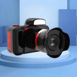 kids high-definition camera toy, with an extended rotating lens, 10x digital zoom, equipped with a flashlight, 28 million, 1080P high-definition video, a perfect gift for children's festivals, birthdays, Christmas, ages 3-8 32G SD card