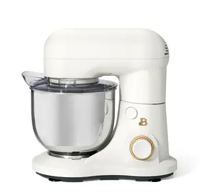 Sale !!! Beautiful 3.5 Qt Stand Mixer, White Icing with Flat Beater, Dough Hook, Balloon Whisk