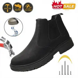 Oil Resistant Breathable Boots Full Impact Protection Boy Footwear