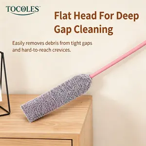 Static Dust Duster Household Gap Cleaner for Under Bed & Sofa Dust Removal Cleaning Mop Dry & Wet Use Lint-Free